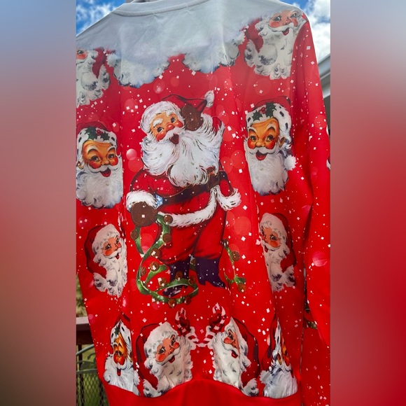 🎅🏽🎄‼️ Women’s SSLR XL Lightweight Santa Sweatshirt is so Fun!! MERRYCHRISTMAS… - Picture 8 of 9